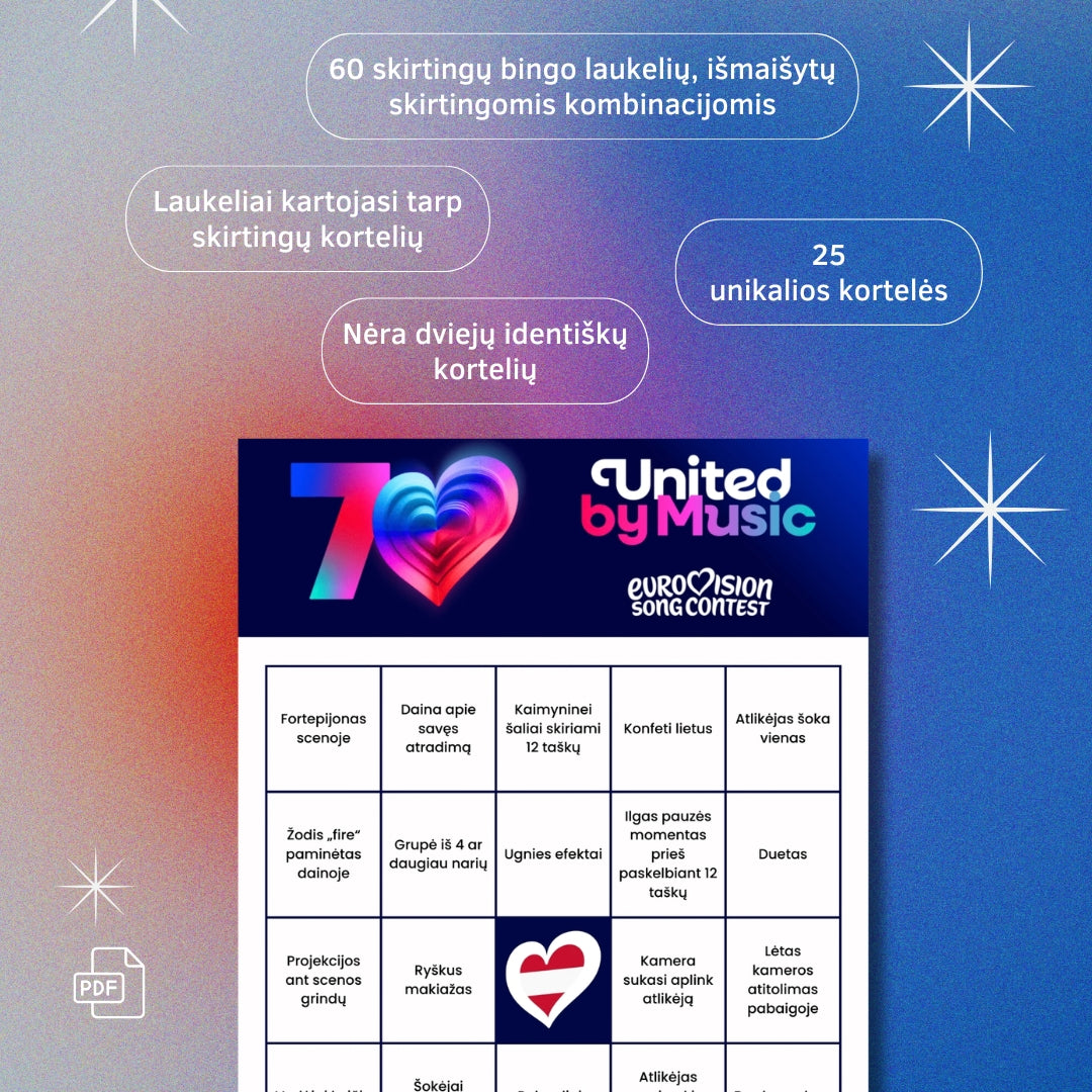 Eurovizijos Bingo 2026