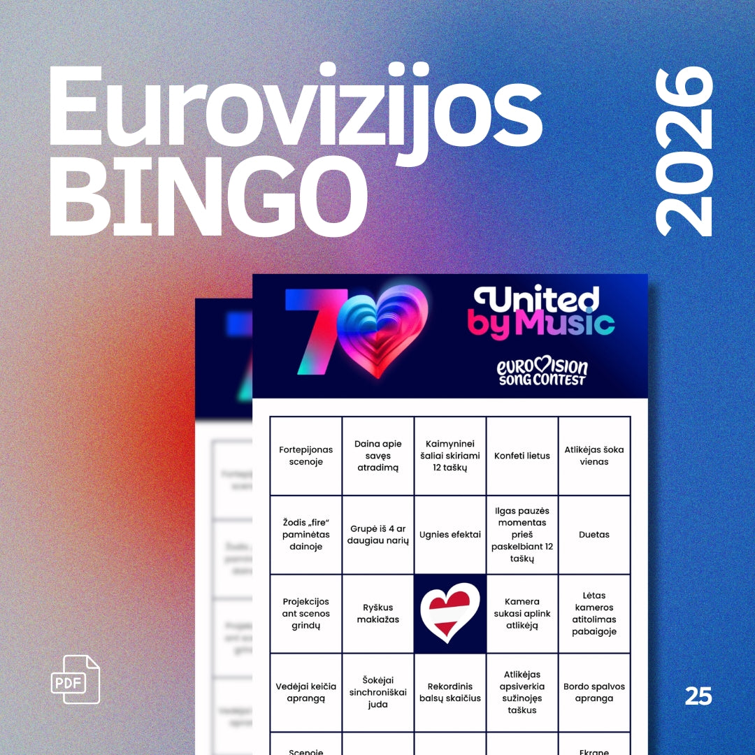 Eurovizijos Bingo 2026